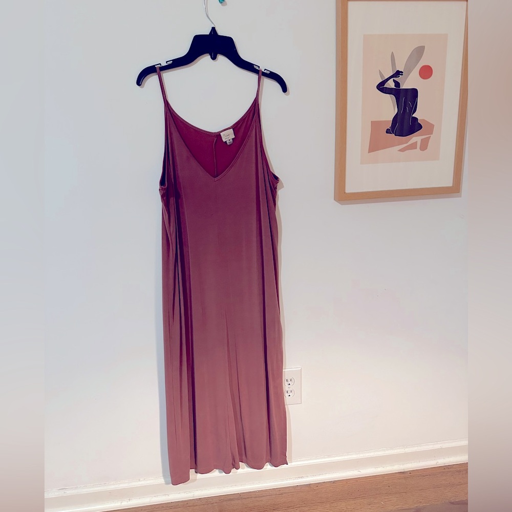 a . new day dress beautiful terracotta color size medium